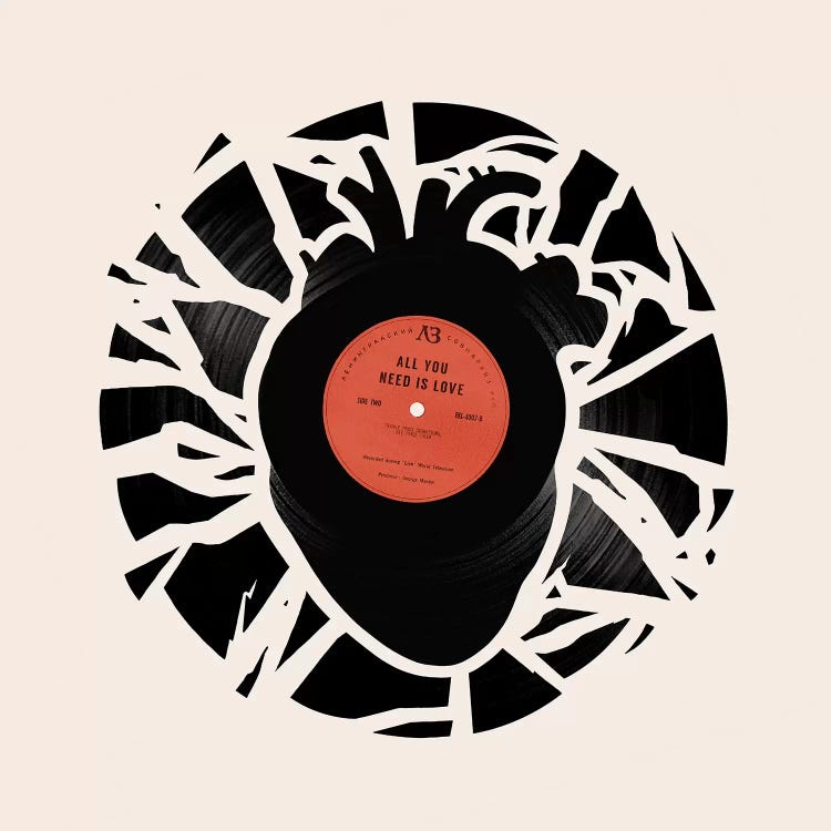All You Need Is Love by Enkel Dika wall art