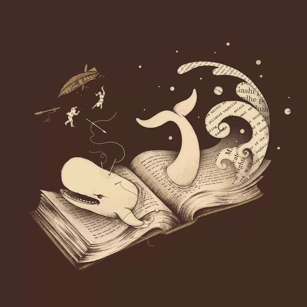 Kids Ocean Life Art: Moby by Enkel Dika