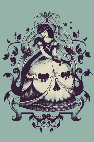 Mrs Death by Enkel Dika framed wall art