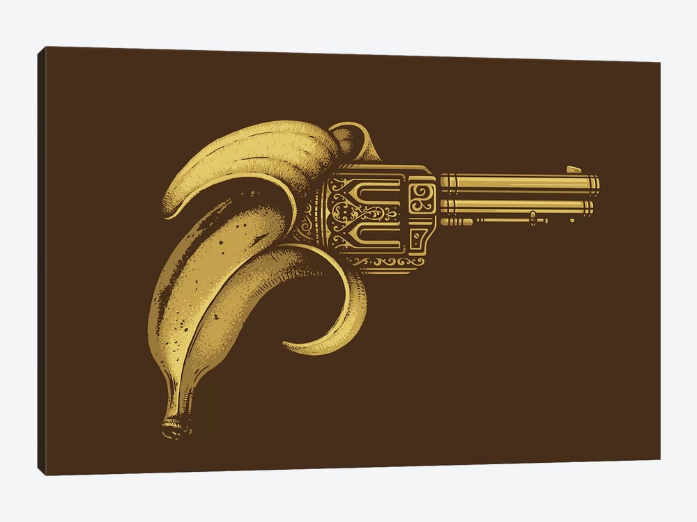 Banana Gun by Enkel Dika 1-piece Canvas Print
