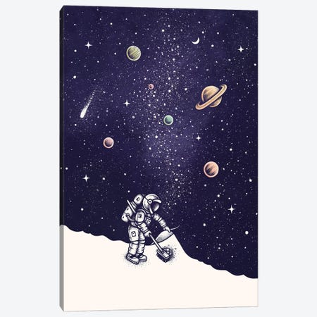 Space Dust Color Canvas Print #EDI52} by Enkel Dika Canvas Art