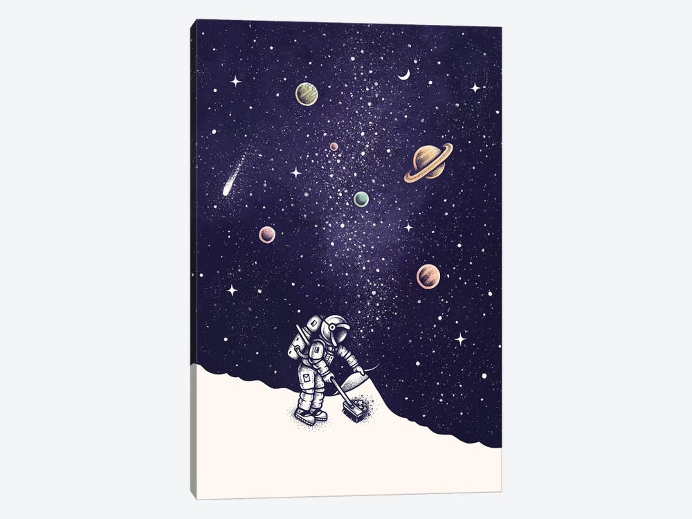 Space Dust Color by Enkel Dika 1-piece Canvas Print