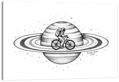Space Ride I Canvas Art Print - Saturn Art