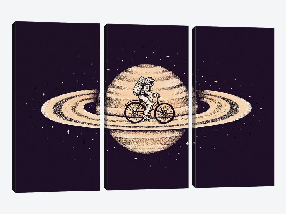 Space Ride II by Enkel Dika 3-piece Art Print
