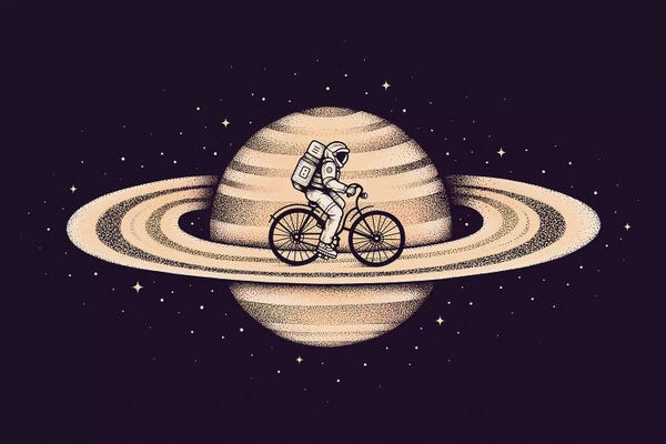 Kids Astronomy & Space Art: Space Ride II by Enkel Dika