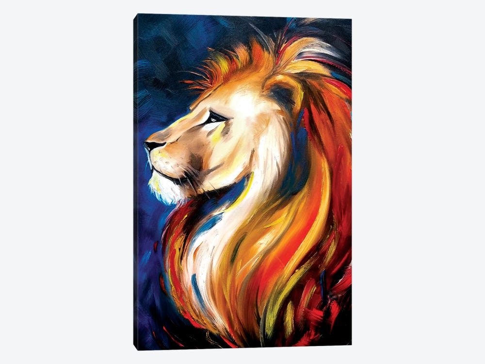 Lion by Kelly Edelman 1-piece Canvas Art