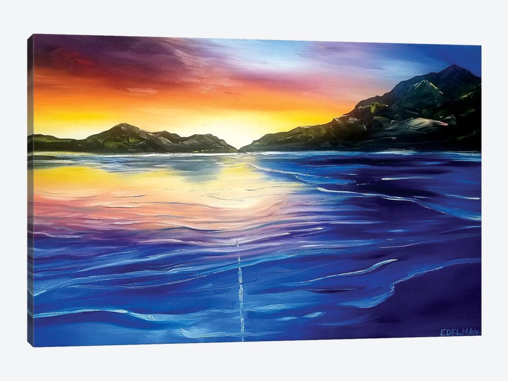 Mountain Ocean by Kelly Edelman 1-piece Canvas Print