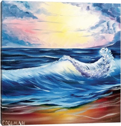 Ocean Canvas Art Print - Kelly Edelman