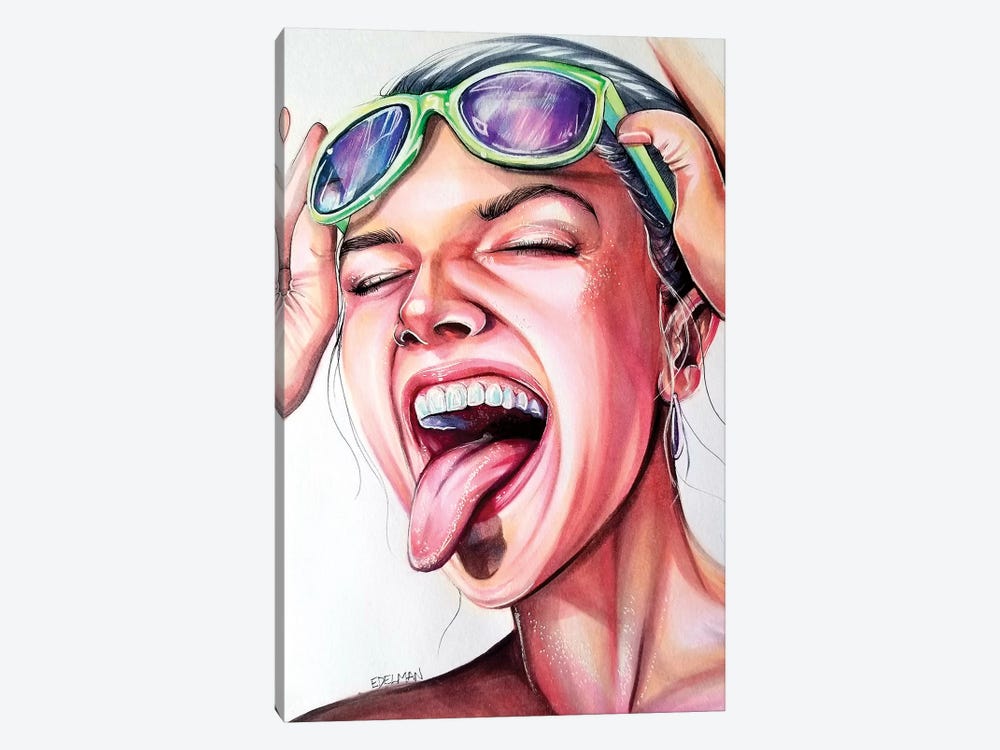 Silly by Kelly Edelman 1-piece Canvas Artwork