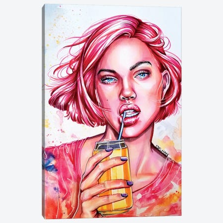 Soda Pop Canvas Print #EDL42} by Kelly Edelman Canvas Art