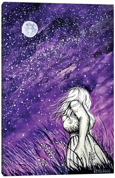Stargazer Canvas Art Print - Kelly Edelman
