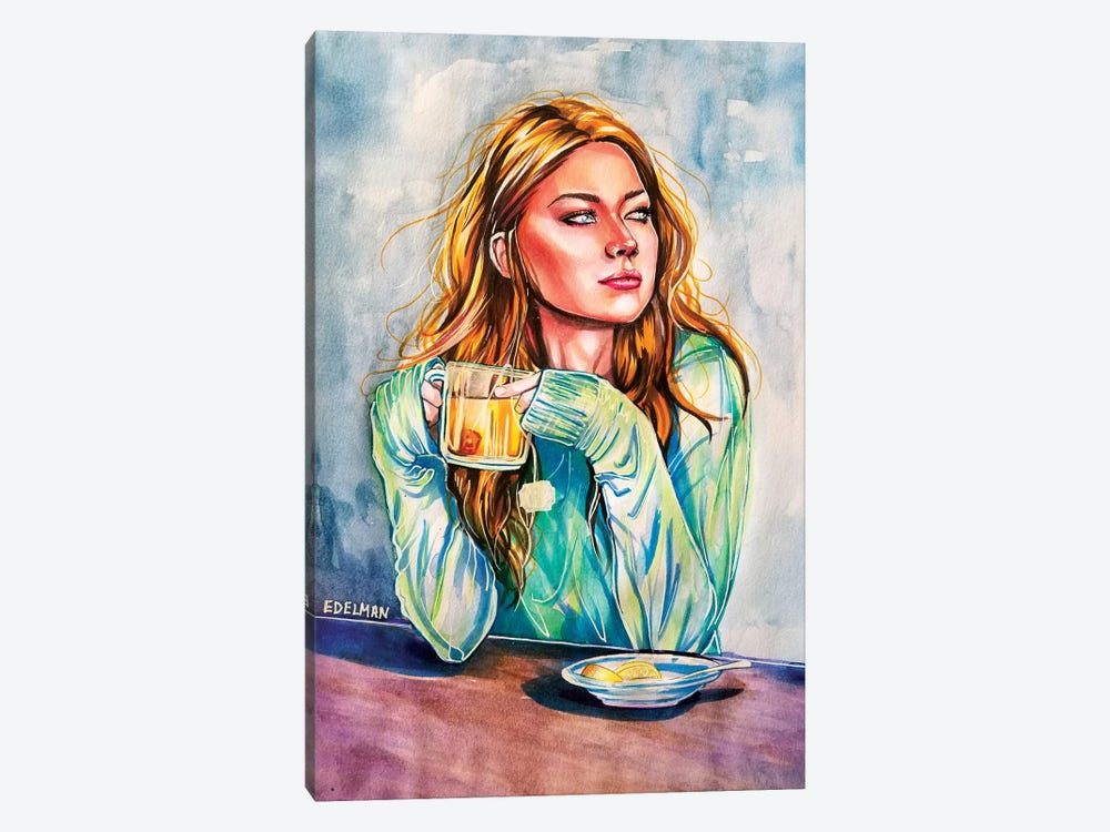 Tea Time by Kelly Edelman 1-piece Canvas Artwork