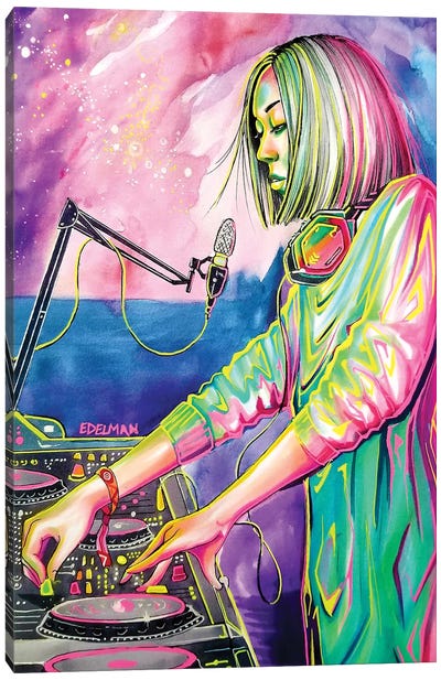 Festival Nights Canvas Art Print - Kelly Edelman