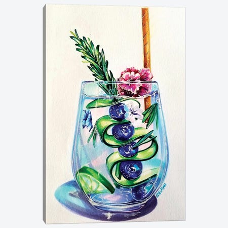 Drink Canvas Print #EDL8} by Kelly Edelman Art Print
