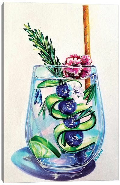 Drink Canvas Art Print - Kelly Edelman