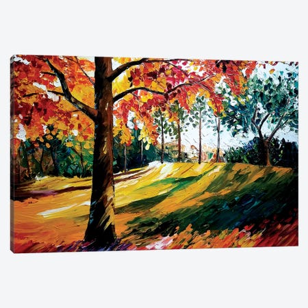 Fall Tree Canvas Print #EDL9} by Kelly Edelman Canvas Print