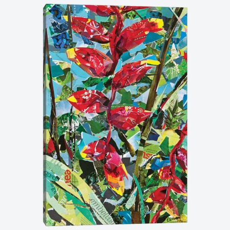 Heliconia Rostrata Canvas Print #EDO4} by Eileen Downes Art Print