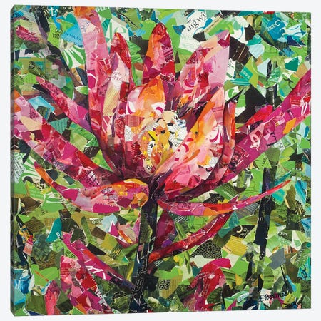 Kula Garden Bloom Canvas Print #EDO6} by Eileen Downes Art Print