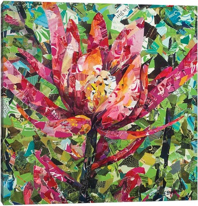 Kula Garden Bloom Canvas Art Print - Eileen Downes