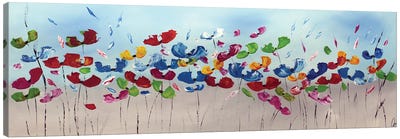 Spring Meadow Canvas Art Print - Edelgard Schroer