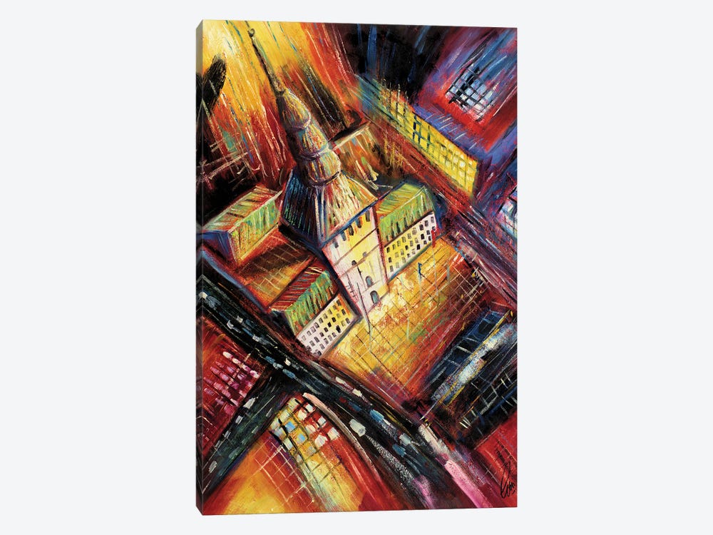 View Over The Roofs by Edelgard Schroer 1-piece Art Print