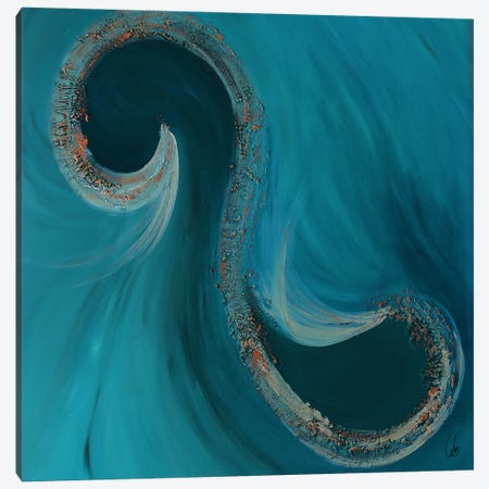 Wave II Canvas Print #EDS107} by Edelgard Schroer Canvas Print