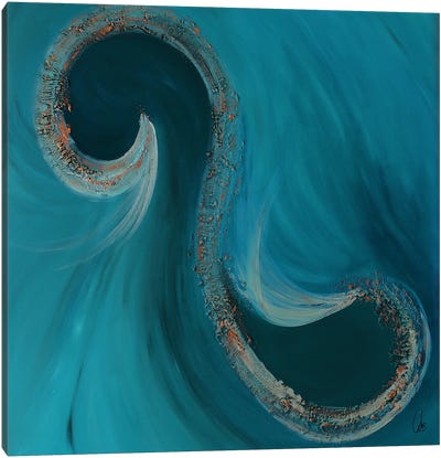 Wave II Canvas Art Print - Edelgard Schroer