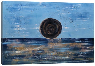 Blue Planet Canvas Art Print - Edelgard Schroer