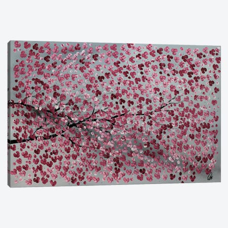 Blooming Branch Canvas Print #EDS5} by Edelgard Schroer Canvas Wall Art