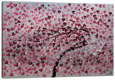 Blown Away Canvas Art Print - Cherry Tree Art