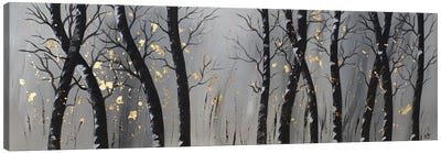 Golden Forest Canvas Art Print - Seasonal Glam