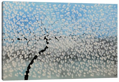 Blue Sky Canvas Art Print - Edelgard Schroer