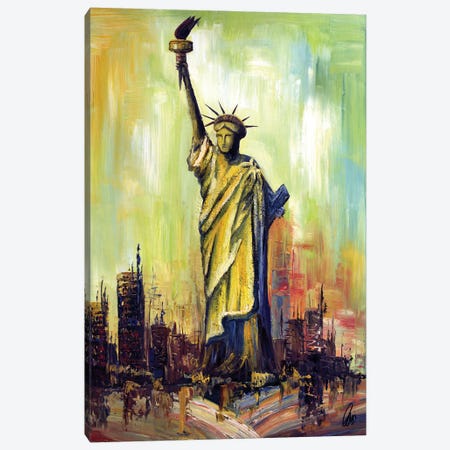 Liberty Canvas Print #EDS81} by Edelgard Schroer Art Print