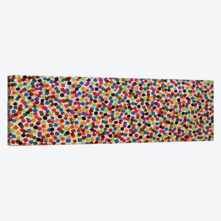 Colored Mosaique Canvas Print #EDS87} by Edelgard Schroer Canvas Artwork