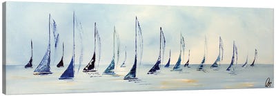 On The Sea Canvas Art Print - Edelgard Schroer