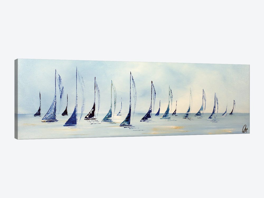 On The Sea by Edelgard Schroer 1-piece Canvas Print