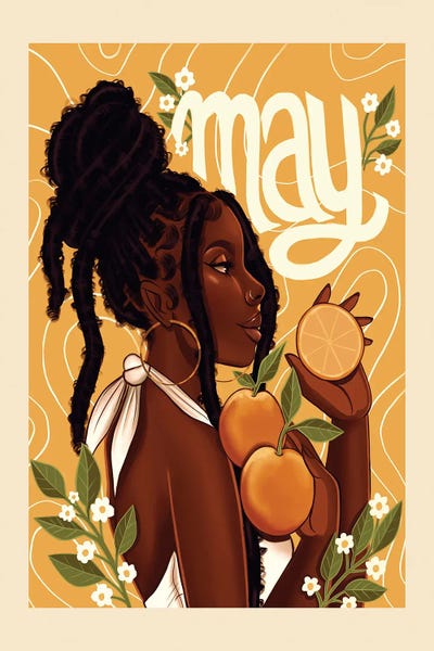 May by Estherr La Main D’or canvas print