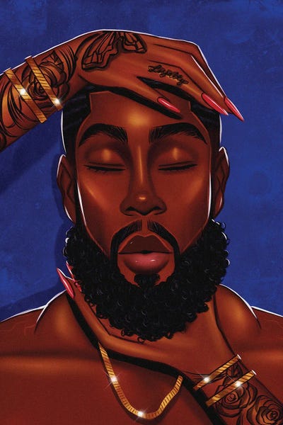 His Peace by Estherr La Main D’or canvas print