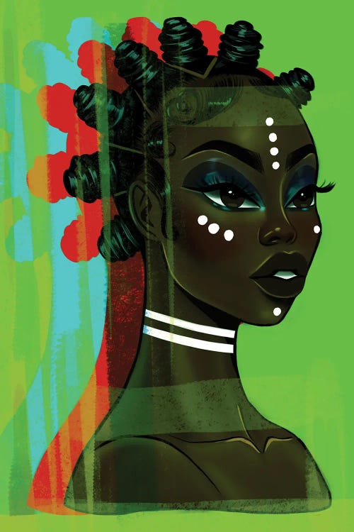Aminatha by Estherr La Main D’or wall art