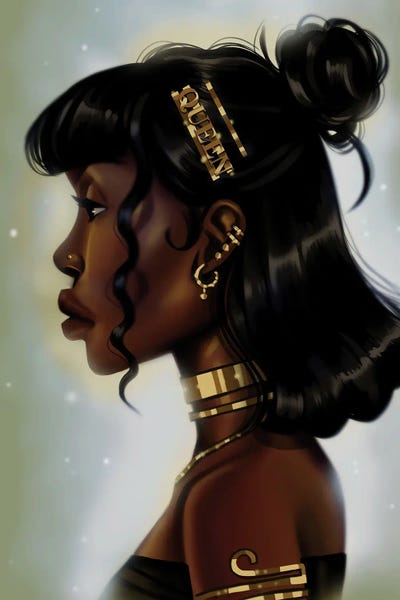 Queen by Estherr La Main D’or canvas print