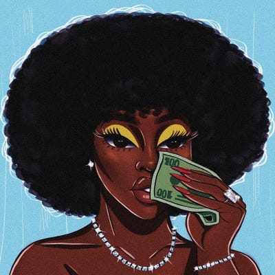 Rich Tears I by Estherr La Main D’or canvas print