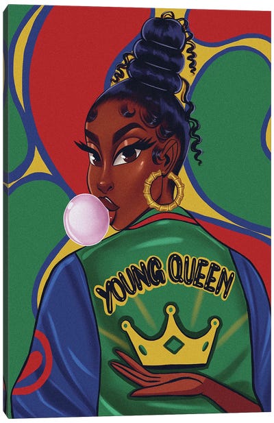 Young Queen Canvas Art Print - Estherr La Main D’or