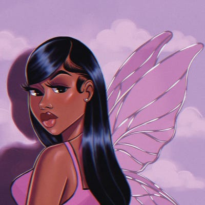 Come Fly With Me by Estherr La Main D’or canvas print