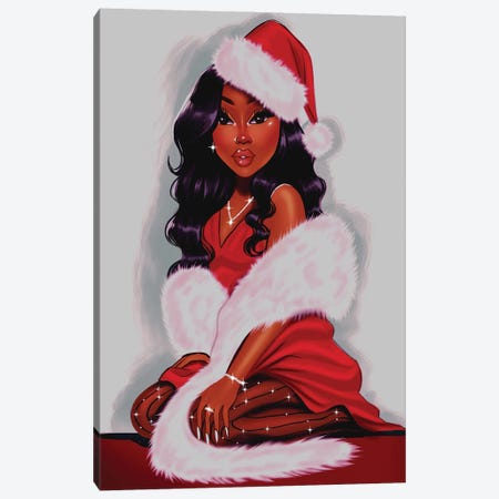 December Babe Canvas Print #EDV8} by Estherr La Main D’or Canvas Wall Art