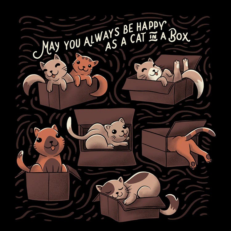 Cats in a Box by EduEly Designs wall art