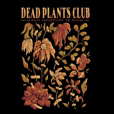 Dead Plants Club by EduEly Designs multi panel art