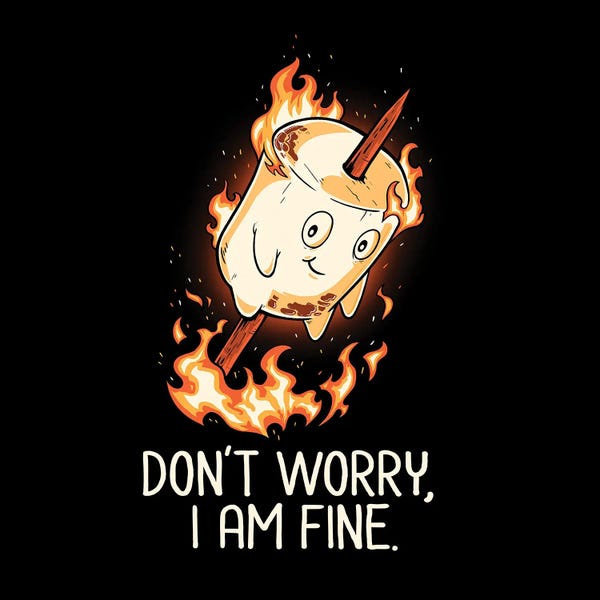 Crude Humor: Don't Worry I'm Fine by EduEly Designs