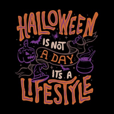 Halloween Is Not a Day by EduEly Designs multi panel art