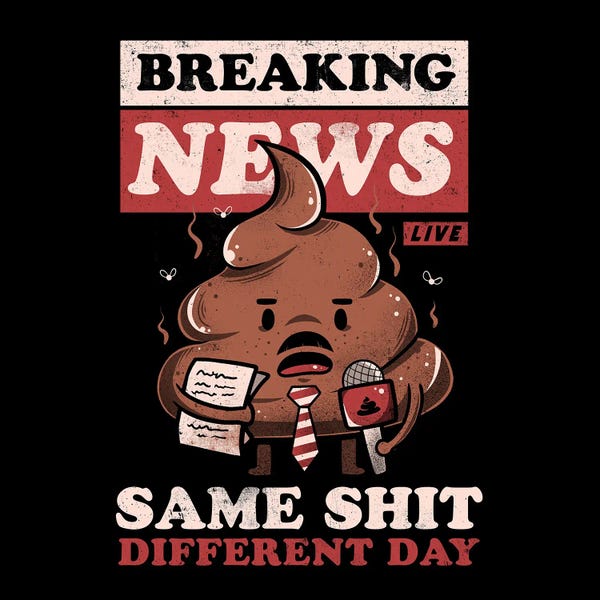 Crude Humor: Breaking News by EduEly Designs