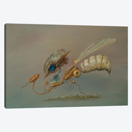 Mosquito Canvas Print #EDZ12} by Ed Schaap Art Print